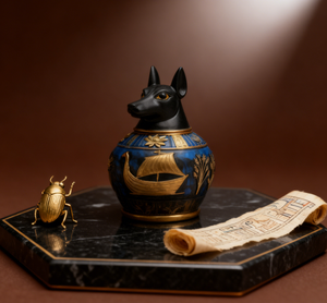 Meiweipet Urn Pet antik mısır reçine heykel Pet hatıra Urn Anubis güneş aşınma hatıra konserve köpek tabut - Product Image 2