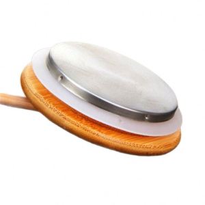 Tapas Ecológicas de Bambú para Frascos de Almacenamiento, Tapas de Madera Sostenibles de Repuesto para Tazas de Vidrio/Cerámica, Accesorio de Cocina Cero Desperdicio - Product Image 4