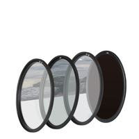 Filtre d'objectif photo magnétique 77 mm GiAi Focus pour UV, CPL, ND, et effet de brouillard