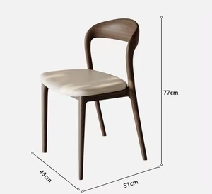 Chaise de salle à manger moderne EMMA - Chaise rembourrée élégante pour les intérieurs de la maison et des cafés - Product Image 2