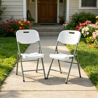 Chaise pliante légère et moderne en plastique, empilable, pour chambre, parc, école
