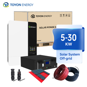 Sistema Solar Aislado de la Red Growatt en Stock en la UE, 5KW 10KW 15KW 20KW 25KW 30KW, Sistema de Almacenamiento de Energía, Kit Completo para el Hogar - Product Image 1