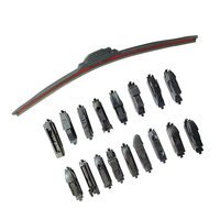 Pour K-770, lame d'essuie-glace universelle sans cadre noire pour Defender & Q7, qualité supérieure, taille 12"-32"
