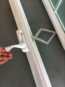 Piezas de manivela abatibles de estilo de lujo alemán de vinilo superior de diseño personalizado ventanas de ideas de diseño abatibles UPVC - Product Image 6
