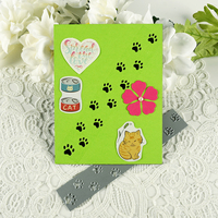 AAGU fai da te in acciaio al carbonio taglio Die Scrapbooking Album in rilievo artigianato animale impronta Crawl traccia Scrapbooking Craft