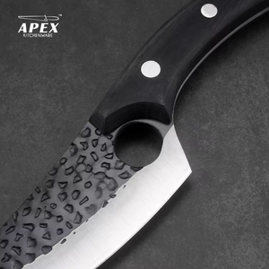 Cuchillo <span class=keywords><strong>de</strong></span> Carnicero Multiusos <span class=keywords><strong>de</strong></span> Acero Inoxidable para Cocina, con Funda <span class=keywords><strong>de</strong></span> Cuero y Revestimiento Antiadherente, Apto para <span class=keywords><strong>Lavavajillas</strong></span> - Product Image 6