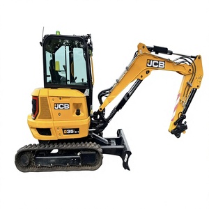 รถขุดขนาดเล็ก JCB 3 ตัน ขายส่ง พร้อมเครื่องยนต์ Kawasaki ปั๊มไฮดรอลิก ความจุบุ้งกี๋ 0.2 ลูกบาศก์เมตร มอเตอร์ และชั่วใช้งาน 8001-10000 ชั่วโมง - Product Image 1