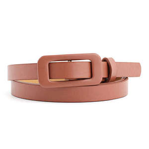 <span class=keywords><strong>Ceinture</strong></span> fine et élégante en cuir PU pour <span class=keywords><strong>femme</strong></span>, design décontracté, <span class=keywords><strong>sans</strong></span> <span class=keywords><strong>trou</strong></span>, <span class=keywords><strong>boucle</strong></span> carrée rétro <span class=keywords><strong>sans</strong></span> ardillon, idéale pour robes et jeans – Nouvelle collection très prisée - Product Image 5