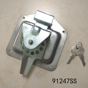 T-Face <b>Box</b> <b>Lock</b> 91247 72mm Depth Keyed Entry <b>For</b> Toolboxes Cars Polished Stainless Steel - Product Image 4