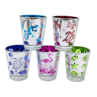 Logo personnalisé impression cadeau de voyage Europe Alpes neige montagne Souvenir chaussure de ski verre à liqueur