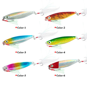 Señuelo Vibra Lure de Hundimiento Lento, Cebo Duro de 5cm 10g, 6cm 15g, 6.5cm 20g, 7cm 30g, Señuelo de Pesca en Agua Salada, Cebo de Fondo para Peces de Mar - Product Image 2