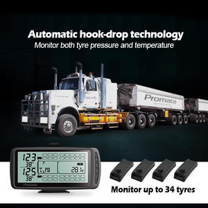 Promata MATA 7 TPMS para Camiones, 2-34 Ruedas, Sensores Externos y Repetidores, 9-32V, 433MHz, Pantalla LCD, Tecnología de Datos Frescos - Product Image 2