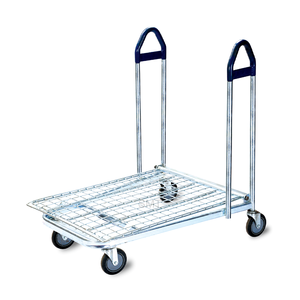 चीन आपूर्तिकर्ता बड़े हैंडल वेयरहाउस केज रोल प्लेटफॉर्म ट्रॉली - Product Image 4