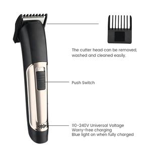 Body Hair <b>Trimmer</b> High Performance Usb Charging Stainless Steel Professional Custom Wholesale Stainless Steel Blades Ensures Dur - Product Image 4