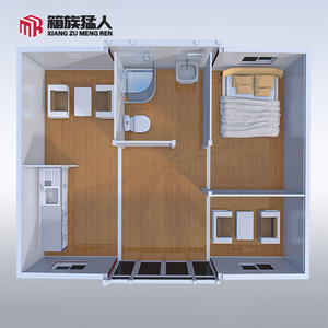 Manufacturer <strong>Supplier</strong> China's Contemporary Design <strong>Easy</strong> Folding 40 Foot 20 Foot Prepeggy Container House Expandable Home at Price - Product Image 5