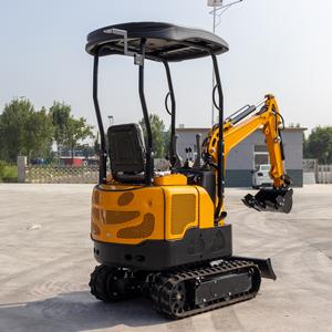 Hoge specificaties 1 ton minigraafmachine HT10G met topcilinderontwerp, nieuw dashboard en voetpedaal - Product Image 5