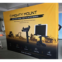 Boîte à lumière en tissu SEG Pop-up avec graphiques en silicone, murale rétroéclairée, montage sans outil pour affichage en magasin de mode