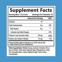 Suplemen diet gula Premium bebas Vitamin C Gummy mendukung sistem imun dan fungsi otot sehat permen gusi
