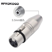 Convertisseur à prise mâle/femelle avec connecteur Audio, 3 broches, 3.5mm, 1/8 "TRS Mini Jack, adaptateur Microphone stéréo