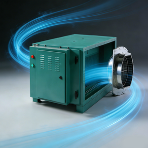 8000 10000 M3 Ölnebel-Reiniger Q235 Kaltgewalzter Stahl Motorisiertes Küchenabgasabsaugsystem <span class=keywords><strong>ESP</strong></span> Elektrostatisch - Product Image 2