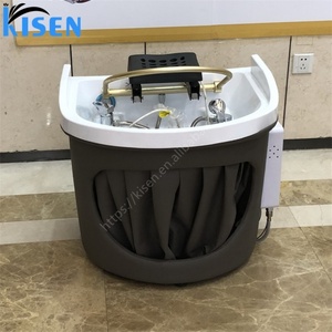 Kisen 2024 New <b>Style</b> Shampoo Basin Hair Wash <b>Head</b> Spa Shampoo Bowls Portable Shampoo Bowl with Water Circulation and Steam - Product Image 1