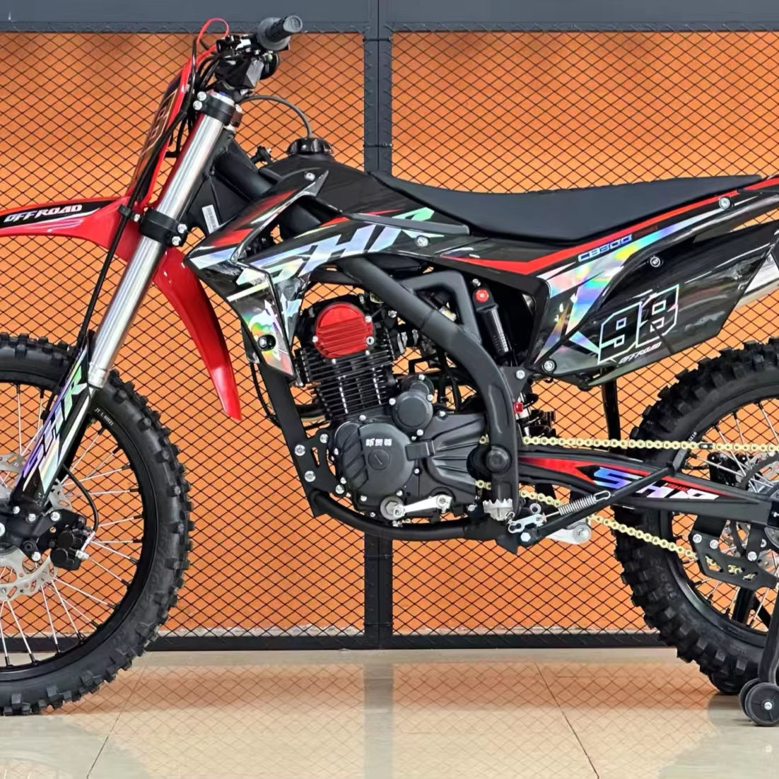 Stroke Dirt Bike 125cc Air-Cooled Engine Off-Road