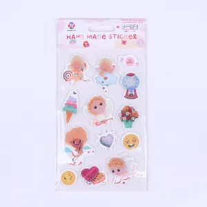 Children's cute animal stickers vinyl waterproof stickers suitable for notebook hand ledger computer mobile phone decoration