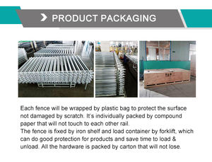 Panneaux de clôture de jardin <span class=keywords><strong>pour</strong></span> <span class=keywords><strong>chevaux</strong></span> en acier galvanisé et thermolaqué noir, tubes métalliques soudés, piquets en fer forgé, haute sécurité - Product Image 5