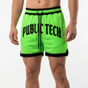 Manufacturer Custom Applique Logo Streetwear Sports Running Gym Embroidery Man Plus Size Basketball <b>Men's</b> Mesh <b>Shorts</b> for <b>Men</b> - Product Image 3