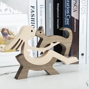 Relax Umani E Gatto Scultura Fatta A Mano Ornamento Desktop Mestiere Figurine Home Office Decorazione Souvenir Naturale ECO-Friendly