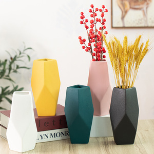 Vase en céramique créatif de style nordique avec fonction hydroponique pour table à manger, salon, présentation de fleurs séchées - Vente chaude - Product Image 1