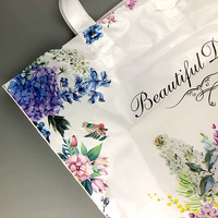 Fabricant de sacs à provisions en plastique PE avec poignée réutilisable et conception de logo personnalisé à des prix abordables
