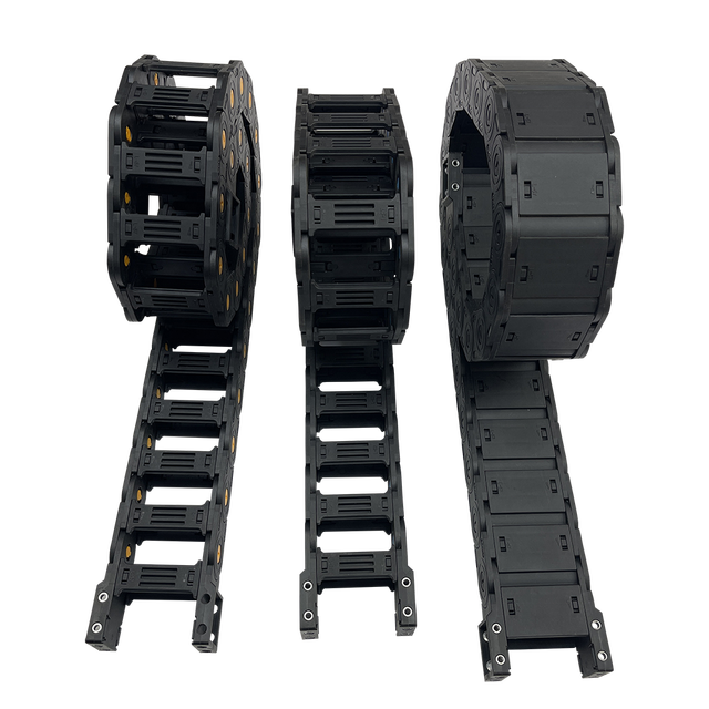 45 Series Manufacturers of Machine Tools Fully Closed tank Chain Plastic Nylon Cable Drag Chain