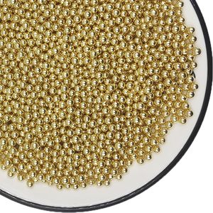 Perle di Zucchero Dorate, Decorazioni per Torte e Cupcake, Topper per <span class=keywords><strong>Gelato</strong></span>, Decorazioni per Matrimoni, San Valentino e Biscotti - Product Image 1