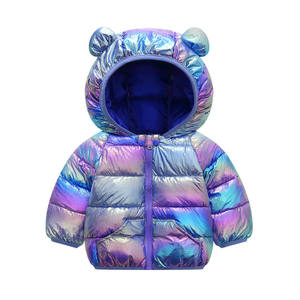 Vestes d'hiver en duvet sur mesure pour enfants, vestes en duvet légères pour garçons et filles, vestes en duvet chaudes en coton pour enfants - Product Image 5