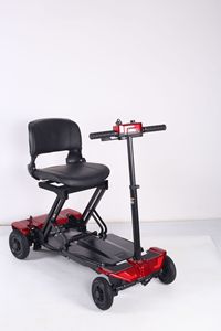 Scooter électrique pliable à 4 roues, léger et compact, en magnésium, avec moteur sans balais - Product Image 5