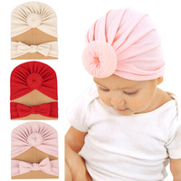 Mode nouvel arrivage accessoires pour enfants de haute qualité nœud en coton surdimensionné bébé Turban bandeau nœud