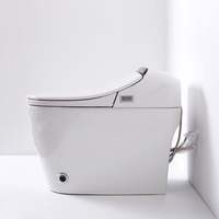 HEEKK Toilette intelligente avec fonctions de mémoire et télécommande 110v/220v One-Piece P-S-trap Nice Design