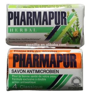 Пальмовое масло PHARMAPUR травяное Косметическое Мыло двойного действия зеленого цвета для лица или тела - Product Image 2