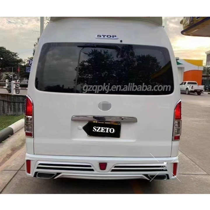 For 12-18 Toyota Hiace Bumper Grille Hiace Body Kit Upgrade Lexus Front ...