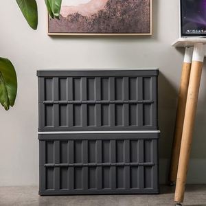 64L Collapsible <b>Storage</b> Bins with Lids Folding Lidded Car <b>Storage</b> Bins Crates Plastic Grocery <b>Camping</b> <b>Storage</b> <b>Box</b> - Product Image 6