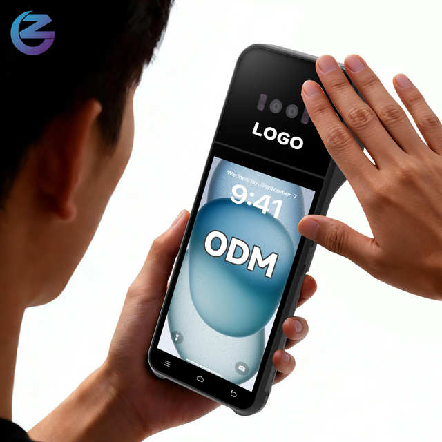 Z92P Android 13.0 Palm Vein Mobile Biometric Device with Barcode Scanner Bluetooth USB High Speed NFC for Restaurant