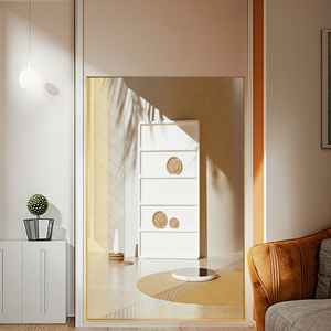 Peintures décoratives encadrées Art déco moderne de style uni avec horloge Format d'impression mobile et suspendu - Product Image 2