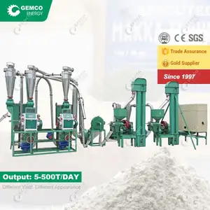 Advanced New Design Small Scale Roller Electric Maize Mini Commercial Corn Flour Milling Machine for Flour Grinding Plant