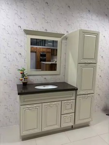 Enbl Island Gabinetes de cocina modulares Melamina negra Diseño de lujo Muebles económicos de Indonesia Cumple con Australia - Product Image 4