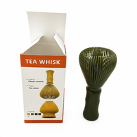 Ensemble de fouets à matcha portables en ABS de style japonais, écologiques, de qualité alimentaire et sûrs pour le mélange du matcha