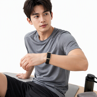Bracelet intelligent U25, moniteur d'activité physique, bracelet tissé, moniteur de santé Bluetooth pour Android