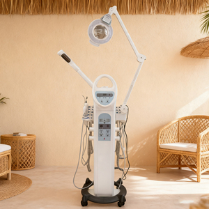 Appareil de beauté multifonctionnel <span class=keywords><strong>professionnel</strong></span> 9 en 1, vaporisateur facial chaud, <span class=keywords><strong>brosse</strong></span> <span class=keywords><strong>rotative</strong></span>, nettoyage du <span class=keywords><strong>visage</strong></span> - Product Image 1