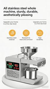 Máquina Automática para Prensar <span class=keywords><strong>Aceite</strong></span>, Multiusos, para Aceites Vegetales <span class=keywords><strong>de</strong></span> Semillas, Capacidad <span class=keywords><strong>de</strong></span> 3.5-5 kg/h, para el Hogar, con Filtro y Calentador - Product Image 3