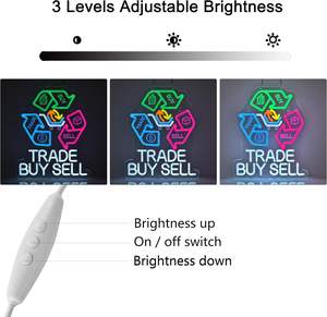 Enseigne néon Stock Buy Sell Trade, Décoration lumineuse, pour Bijouterie, Marché aux puces, Magasin <span class=keywords><strong>de</strong></span> consignation, Magasin <span class=keywords><strong>de</strong></span> seconde main vintage, Enseignes personnalisées avec logo pour <span class=keywords><strong>la</strong></span> maison - Product Image 3